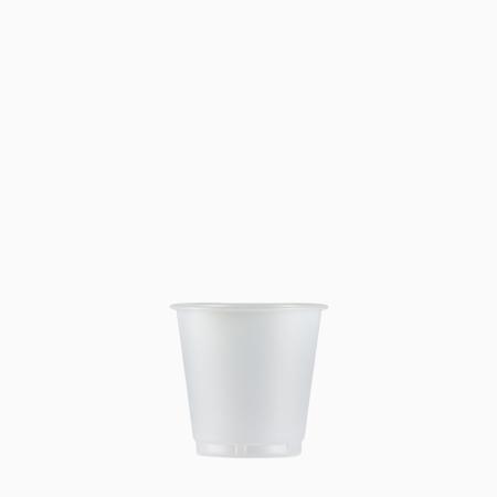 半透明プラスチックカップ　103ml(3オンス)　61.5mm口径 2500個  (PS製)  N61-100ST プラスト