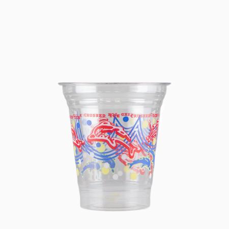 プラスチックカップ　410ml(14オンス)　96mm口径 1,000個 (PET製)　ドルフィン　※北海道・沖縄・離島 送料別途 ※個人宅配送不可 (東名化学)