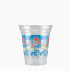 プラスチックカップ　祭り氷　410ml(14オンス)　96mm口径 1,000個(PET製)　※北海道・沖縄・離島 送料別途 ※個人宅配送不可 (東名化学)