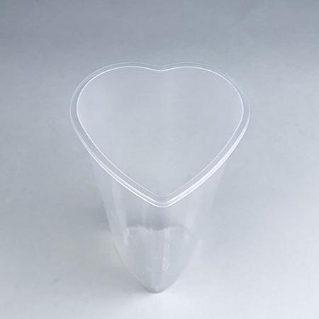 BMT-089|ハート型ハードPPカップ 420ml(16オンス) 500個|飲食店用品