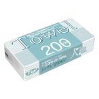 フジエコペーパータオル　中判 再生紙(厚手)　200枚×30袋(6,000枚)　※個人宅配送不可 (尚美堂/フジナップ)