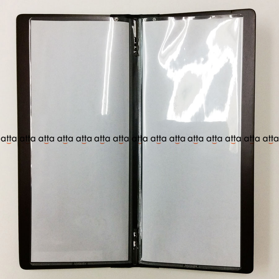 SHO-103｜木製メニューブック 縦長・4ページ 隠しピンタイプ SHO-103 シンビ(SHIMBI)｜飲食店用品・印刷通販のatta(アッタ)