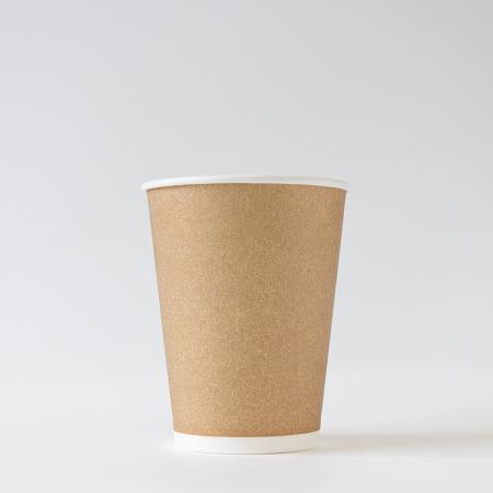 発泡断熱紙コップ　419ml(12オンス)　1,000個(※未晒風印刷)　12oz ASホット未晒風印刷　※沖縄・離島 送料別途