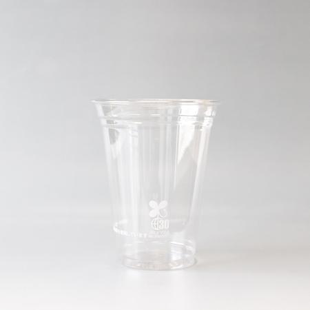 バイオPETコップ　354ml(12オンス)　90mm口径 1,000個　(バイオPET製) BPC12 ※沖縄・離島 送料別途(江戸川物産)