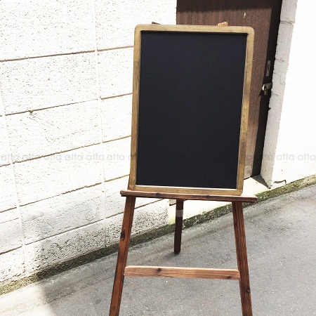 LNB385｜アンティークブラックボード 600x420mm LNB385 片面・A2サイズ