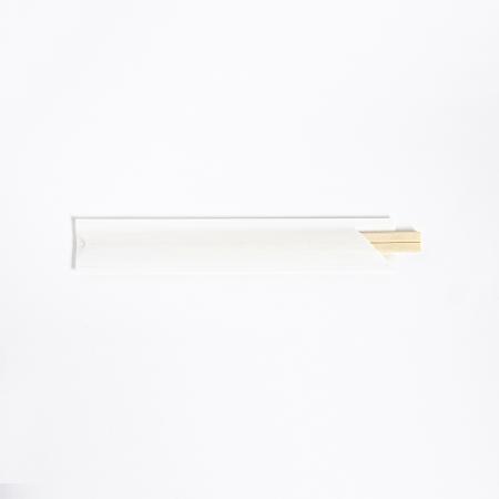 無地箸袋+箸　4型8寸(白袋)+アスペン元禄8寸　別注白無地箸加工 ※北海道・沖縄・離島 送料別途