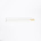 無地箸袋+箸　4型8寸(白袋)+アスペン元禄8寸　別注白無地箸加工 ※北海道・沖縄・離島 送料別途