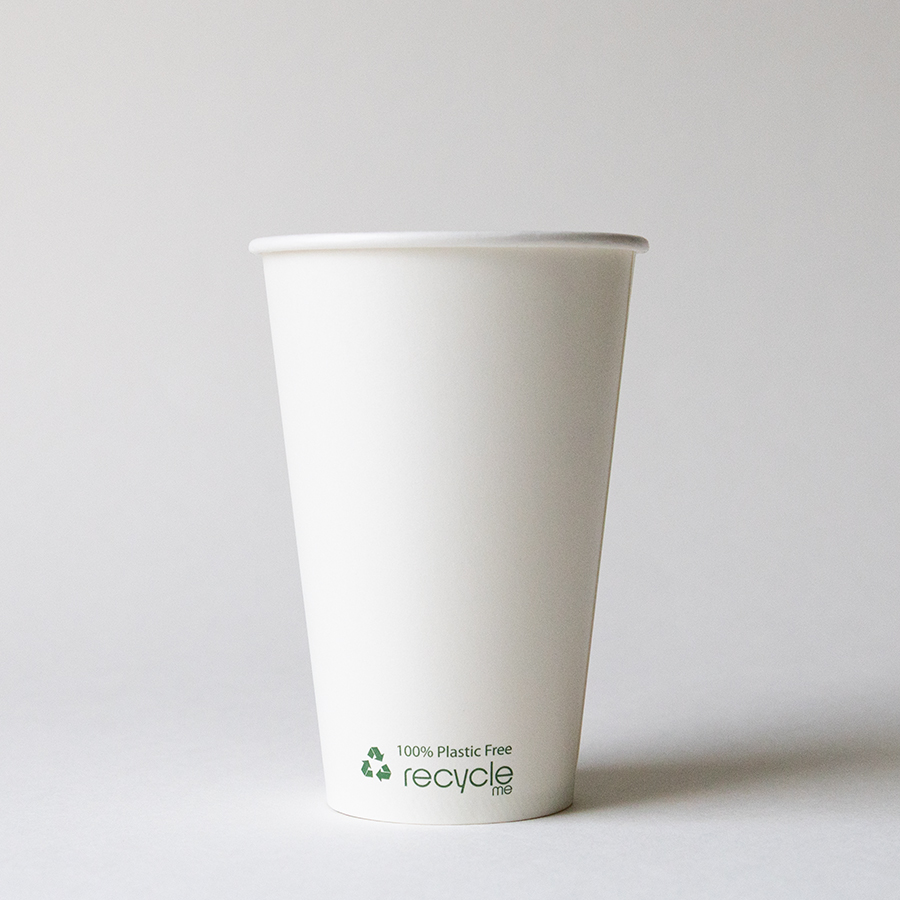 冷熱対応ECO紙コップ Recycle me 435ml(16オンス) 90mm口径 1,000個 ※沖縄・離島 送料別途