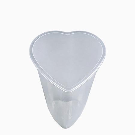 BMT-089｜ホットドリンク対応 ハードPPカップ(ハート型) 420ml(16