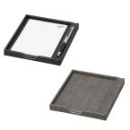 布地柄メモトレイ　W147×H18×D170mm　合皮　CMT-12 えいむ(Aim)