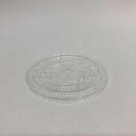 BPC16専用フタ　バイオPETフラットリッド　98mm口径 1,000個　ストロー穴付　(バイオPET製) BPFL16 ※沖縄・離島 送料別途(江戸川物産)