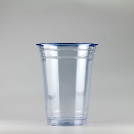 プラスチックカップ青　420ml(14オンス)　89mm口径 1,000個　 (PET製) カラーカップ89-14オンス青