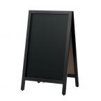 A型看板(両面)　W500×H850mm　マーカー用　ABS-79BB ブラックA型スタンド えいむ(Aim)　メーカー直送品