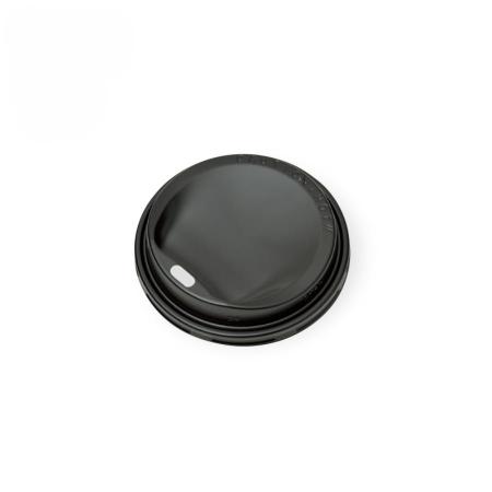 紙コップ用フタ　89.7mm口径　黒 2,000個　ドリンキングリッド　※沖縄・離島 送料別途 ※個人宅配送不可