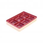 組立式高級弁当容器　本体(底)+フチ+蓋　400個セット 211x147x33mm  ※本体(底)は電子レンジ可  ※北海道・東北・沖縄・離島 送料別途