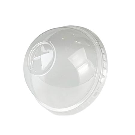 プラスチックカップ用フタ　90mm口径 1,000個(PET製)　ドームフタ(ストロー穴付)　※適合品番あり ※沖縄・離島 送料別途