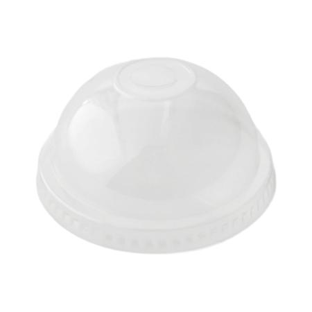 プラスチックカップ用フタ　95mm口径 1,000個(PET製)　ドームフタ(ストロー穴付)　※適合品番あり ※沖縄・離島 送料別途