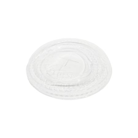HFシリーズ専用平フタ　78mm口径 50個　ストロー穴付　(PET製) FL78(SL) ※沖縄・離島 送料別途 (赤松化成)