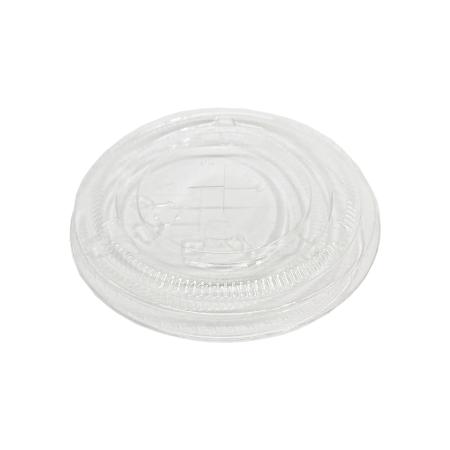 HFシリーズ専用平フタ　98mm口径 50個　ストロー穴付　(PET製) FL98(SL) ※沖縄・離島 送料別途 (赤松化成)