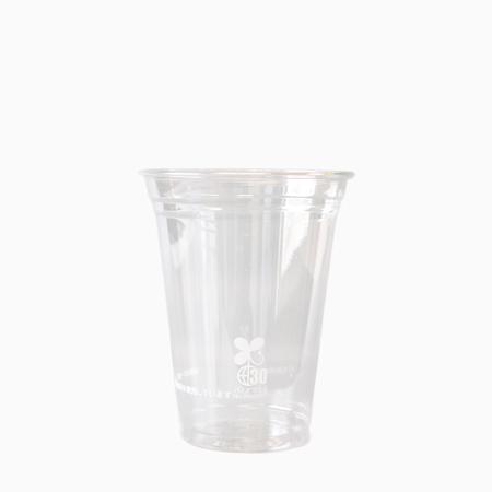バイオPETコップ　354ml(12オンス)　90mm口径 1,000個　(バイオPET製) BPC12 ※沖縄・離島 送料別途(江戸川物産)