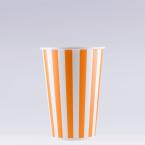 紙コップ　500ml(17.5オンス)　1,000個　SCM-480PP-2 ストライプ　※沖縄・離島 送料別途 ※個人宅配送不可