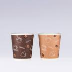 発泡断熱紙コップ　265ml(8オンス)　1,000個(2色アソート)　8oz ASホットSカフェ　※沖縄・離島 送料別途