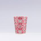 発泡断熱紙コップ　419ml(12オンス)　1,000個　12oz ASホットMティーダ(ピンク)　※沖縄・離島 送料別途