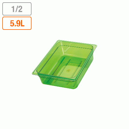 弁慶 カラーフードパン(目盛付) グリーン 1/2xH100mm (323x263xH100mm) 5.9リットル 17204123