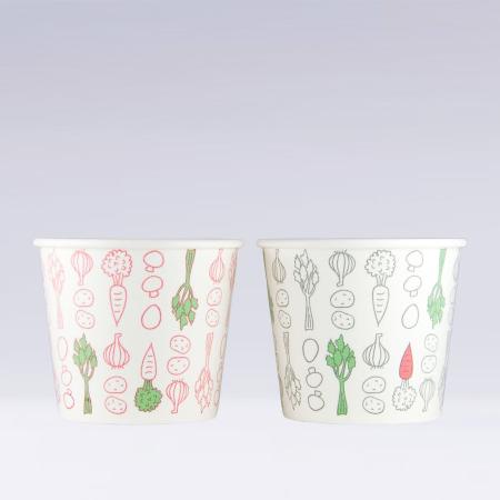 発泡断熱紙コップ(スープ用) 400ml(13オンス) 50個 Y012335(13oz ASホットMベジタブル) ※沖縄・離島 送料別途