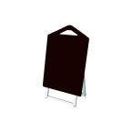 ポップルスタンド看板シルエット 45×60 片面 ブラック　鉛筆形(PEN)　※北海道・沖縄・離島 送料別途　※個人宅配送不可