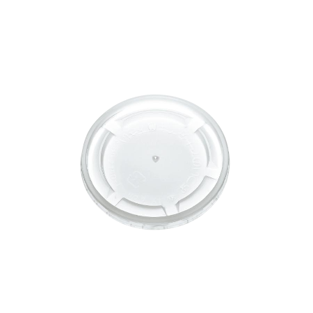 紙コップ用フタ　76.8mm口径　乳白 2,000個　エアー穴アキ　※沖縄・離島 送料別途 ※個人宅配送不可