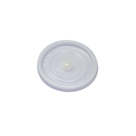 紙コップ用フタ　72.5mm口径　乳白 2,000個　エアー穴アキ　※沖縄・離島 送料別途 ※個人宅配送不可