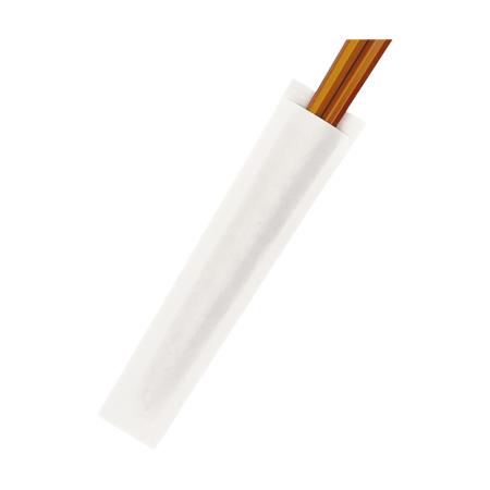 プラ箸用箸袋 スリム変形　28(22)×128mm(スリムS)　10,000枚(白無地)　※北海道・四国・九州・沖縄・離島 送料別途
