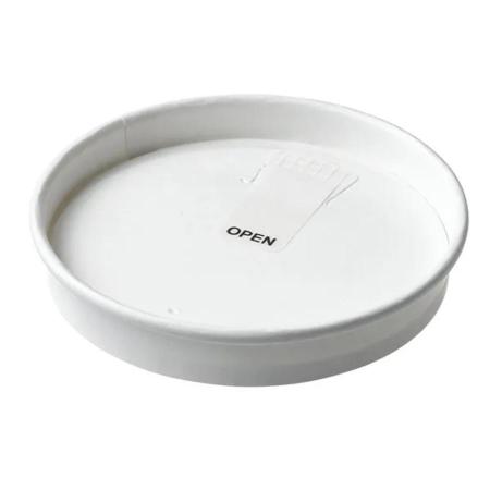 紙コップ用フタ(紙製)　※モデレカップ9oz専用　白 1,000個　ドリンキングリッド　※適合品番あり ※沖縄・離島 送料別途 ※個人宅配送不可