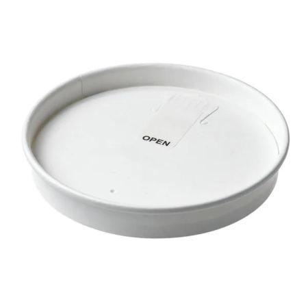 紙コップ用フタ(紙製)　※モデレカップ13oz専用　白 1,000個　ドリンキングリッド　※適合品番あり ※沖縄・離島 送料別途 ※個人宅配送不可