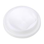 紙コップ用フタ　84.6mm口径　半透明 2,000個　×穴(ストロー穴)　※適合品番あり ※沖縄・離島 送料別途 ※個人宅配送不可