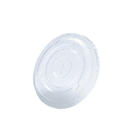 プラスチックカップ用フタ　87mm口径 2,000個(PET製)　平フタ(ストロー穴付)　※適合品番あり ※沖縄・離島 送料別途