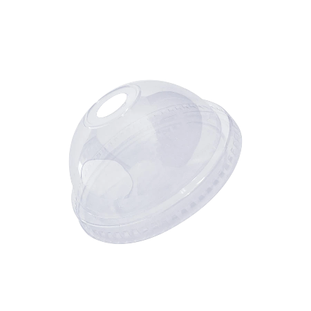 プラスチックカップ用フタ　92mm口径 1,000個(PET製)　ドームフタ(ストロー穴付)　※適合品番あり ※沖縄・離島 送料別途