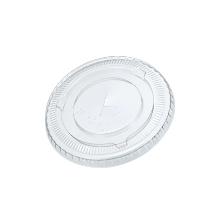 プラスチックカップ用フタ　78mm口径 1,000個(PET製)　平フタ(ストロー穴付)　※適合品番あり ※沖縄・離島 送料別途
