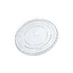 プラスチックカップ用フタ　78mm口径 1,000個(PET製)　平フタ(ストロー穴付)　※適合品番あり ※沖縄・離島 送料別途