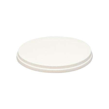 アイスカップ用フタ　Hシリーズ専用紙蓋　115mm口径 500個 ホワイト　※沖縄・離島 送料別途