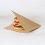 バーガー袋 未晒無地　220×220mm(口ずらし内4mm)　2,000枚　　※沖縄・離島 送料別途 ※個人宅配送不可