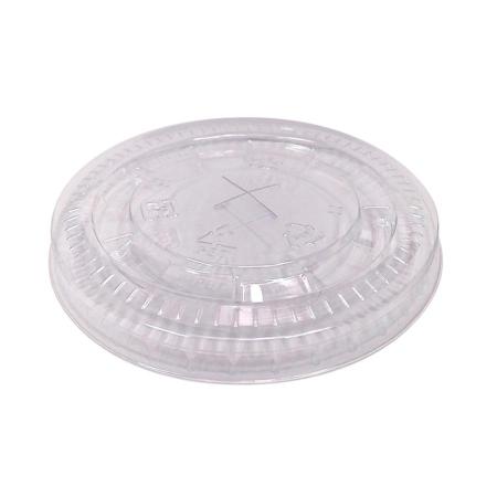プラスチックカップ用フタ　90mm口径 1,000個(Bio製)　平フタ(ストロー穴付)　※BPC12専用 ※沖縄・離島 送料別途 ※個人宅配送不可