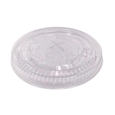 プラスチックカップ用フタ　92mm口径 1,000個(Bio製)　平フタ(ストロー穴付)　※BPC14専用 ※沖縄・離島 送料別途 ※個人宅配送不可