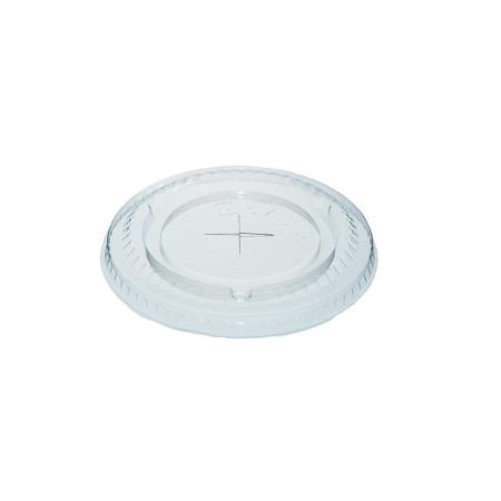 プラスチックカップ用フタ　89mm口径 1,000個(PET製)　平フタ(ストロー穴付)　※HFシリーズ専用 ※沖縄・離島 送料別途
