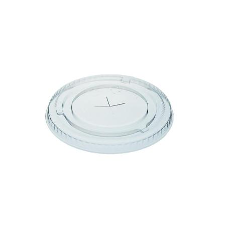 プラスチックカップ用フタ　92mm口径 1,000個(PET製)　平フタ(ストロー穴付)　※HFシリーズ専用 ※沖縄・離島 送料別途