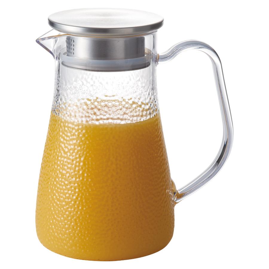 ポリカーボネートピッチャー 1000ml カスミ柄ピッチャー 喜悦(えいむAim)