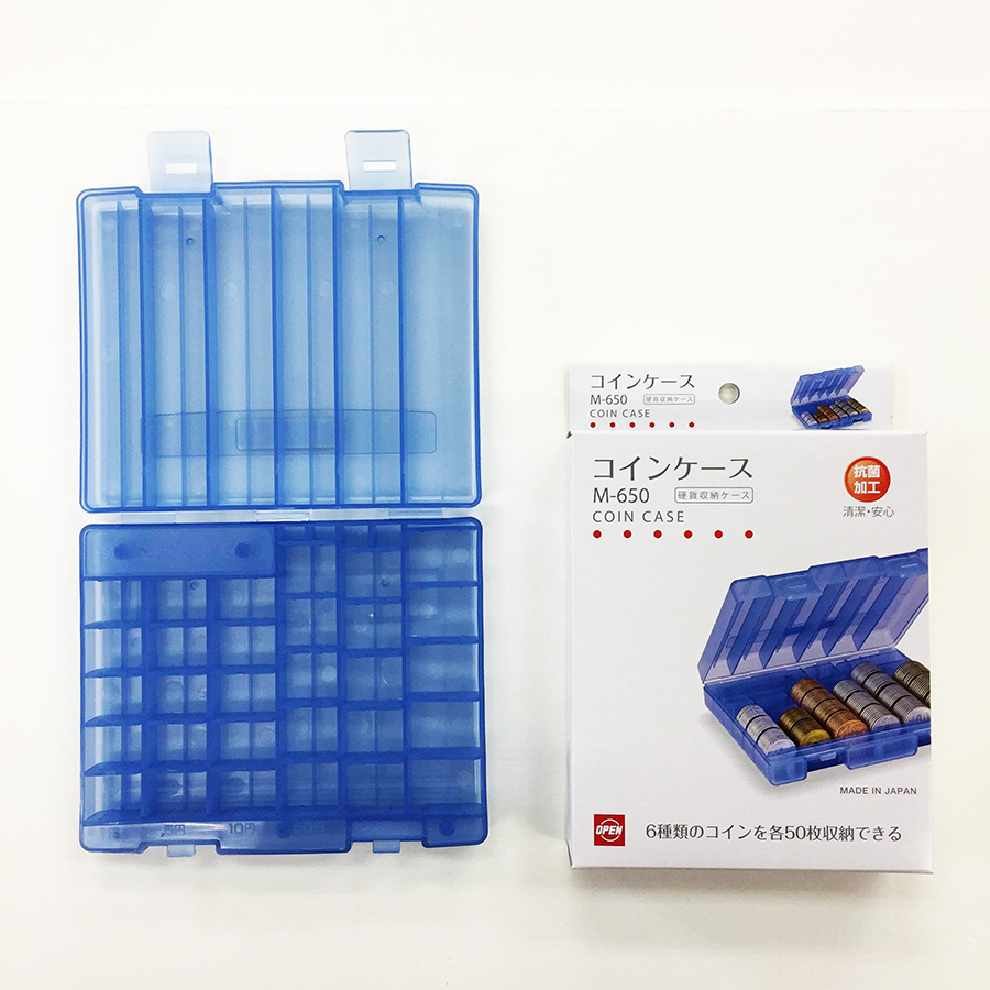M-650(open)｜コインケース 6種類硬貨用 M-650(open) オープン工業｜飲食店用品・印刷通販のatta(アッタ)