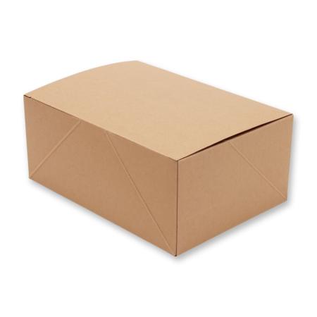 カットケーキ箱(6～7個用)　ネオクラフトケーキBOX　L 100枚　※沖縄・離島 送料別途