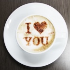 カフェアートステンシル　I LOVE YOU　LAS-0047　4573169220474